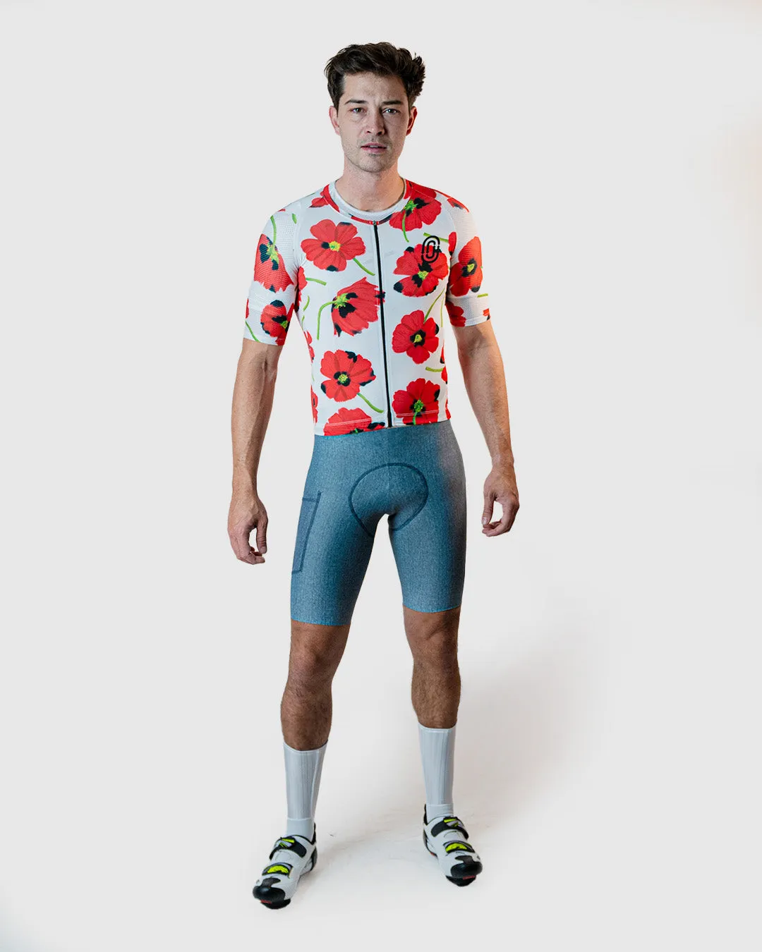 Fiori Rossi Mesh Jersey