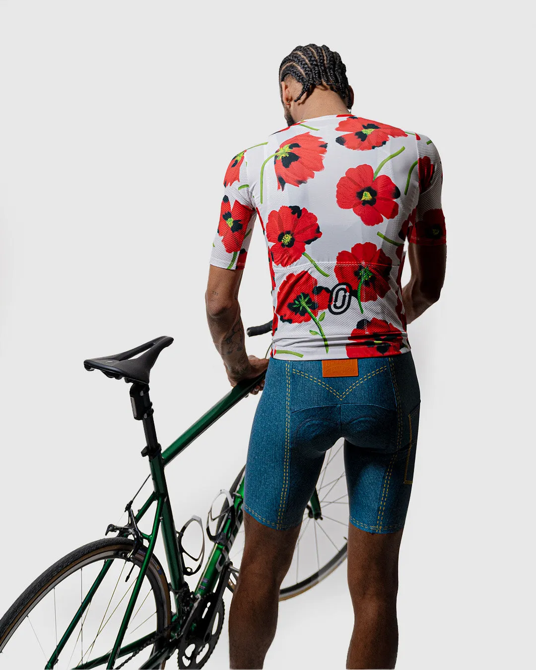 Fiori Rossi Mesh Jersey