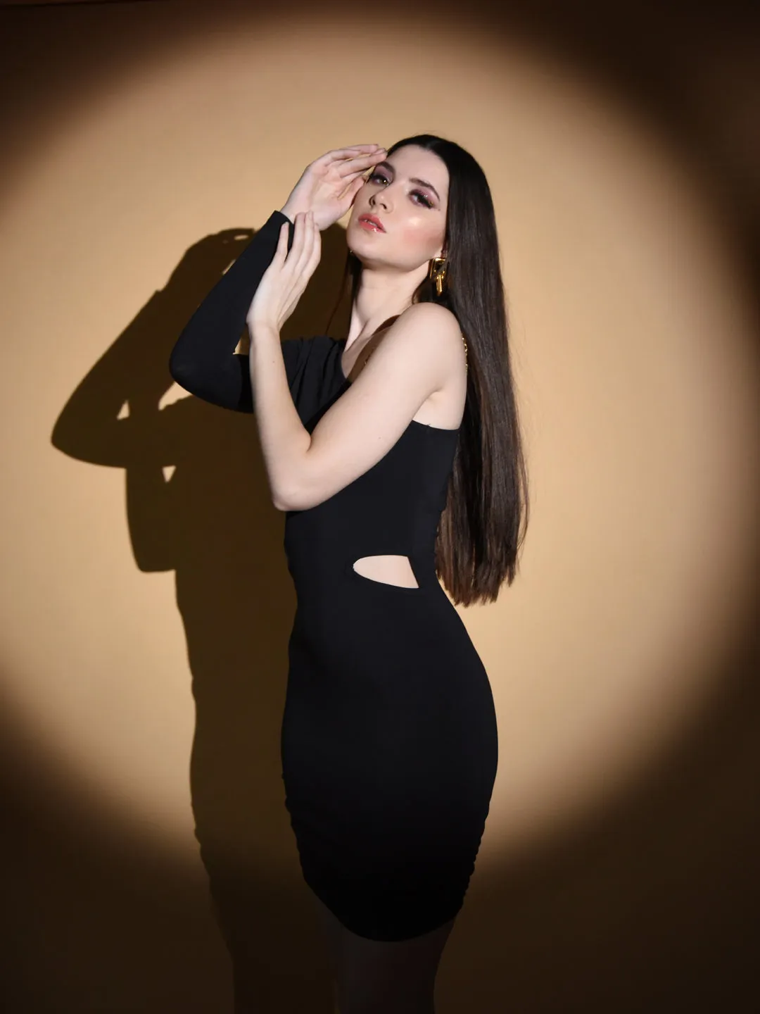 Flawless Women Solid Black Party Dress | BRITNY