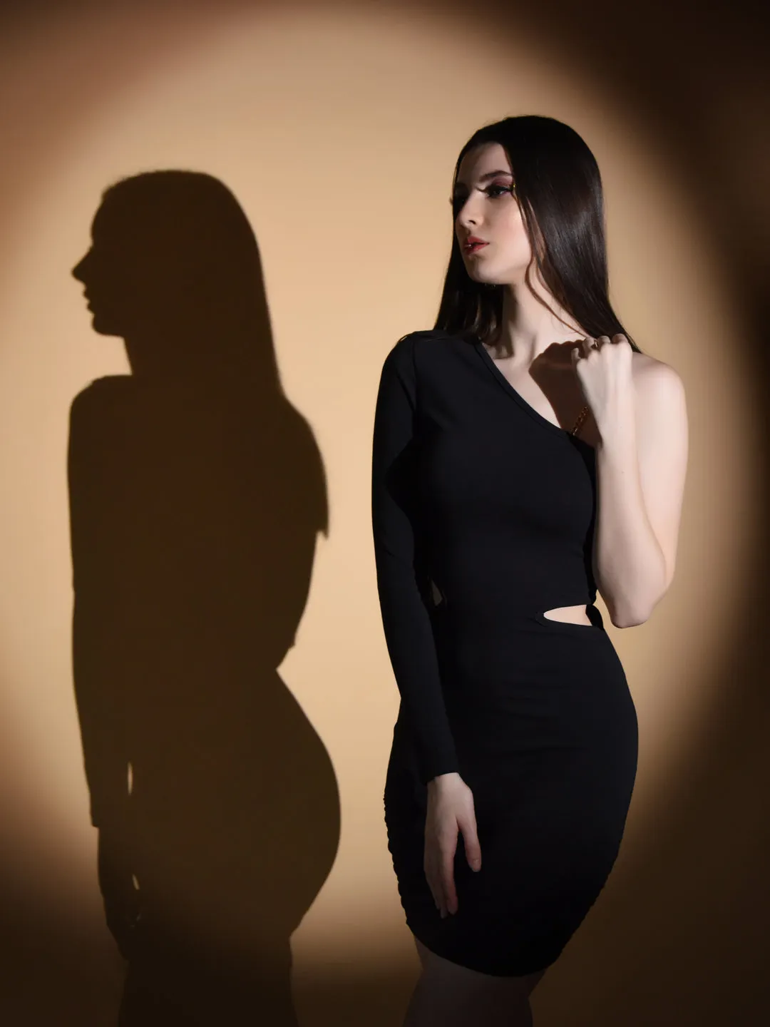 Flawless Women Solid Black Party Dress | BRITNY