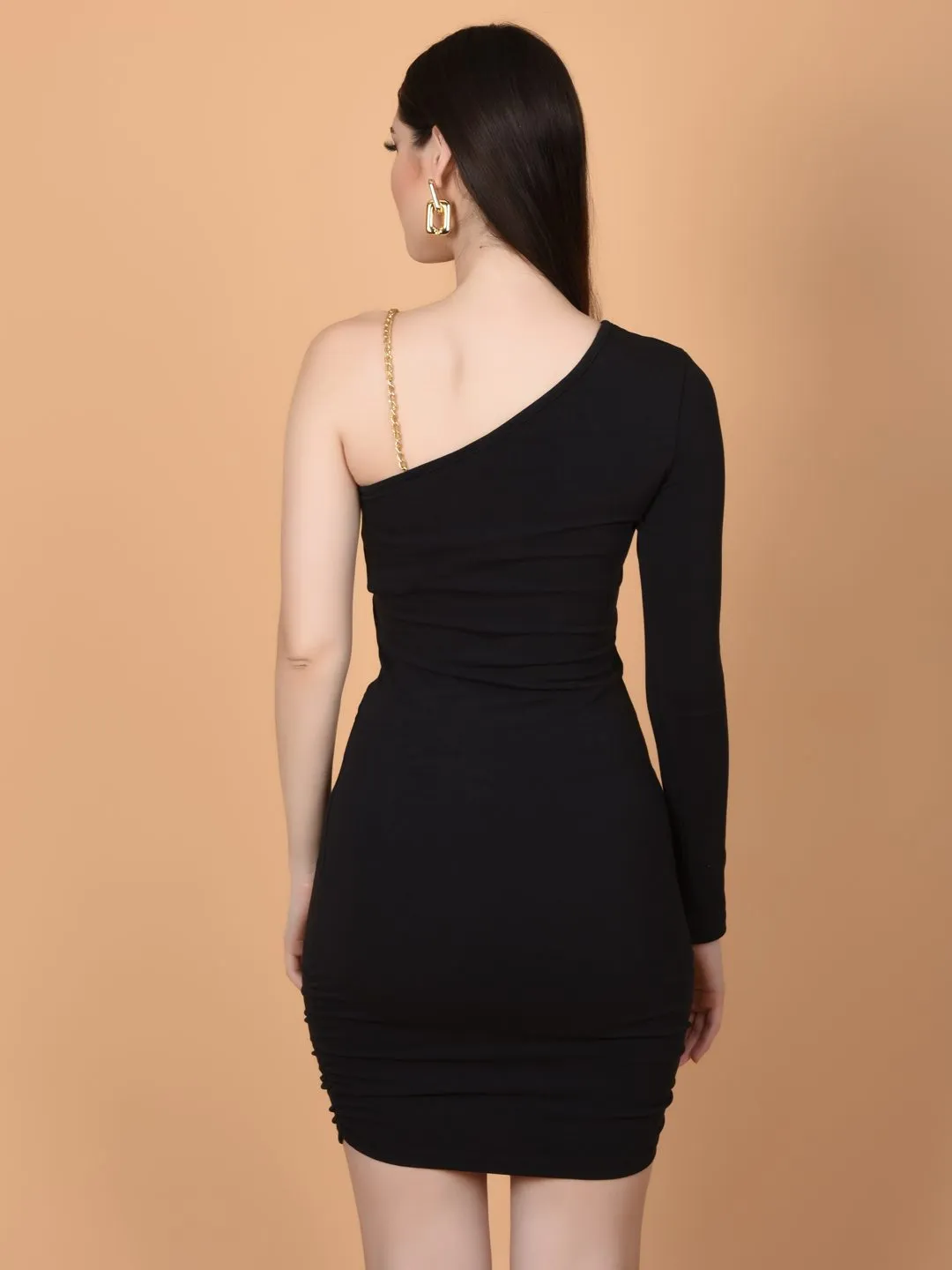 Flawless Women Solid Black Party Dress | BRITNY
