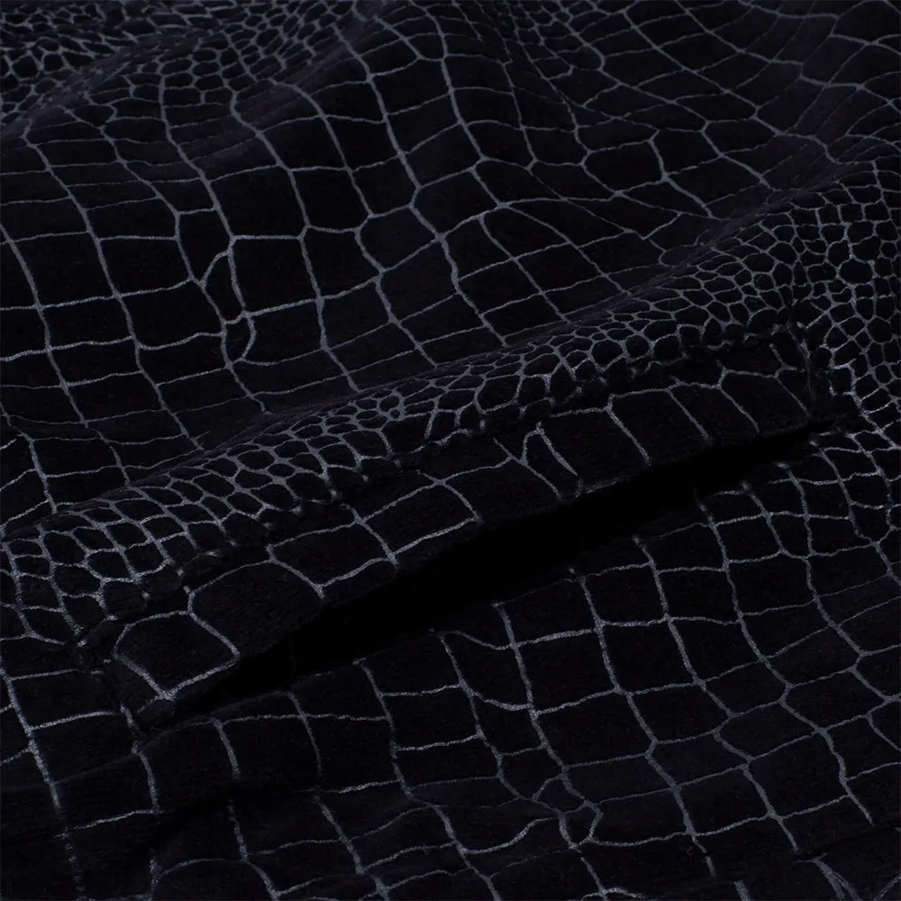 FUCKING AWESOME VELOUR CROC TRACK JACKET // BLACK