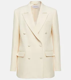 Gabriela Hearst Kees double-breasted wool and silk blazer