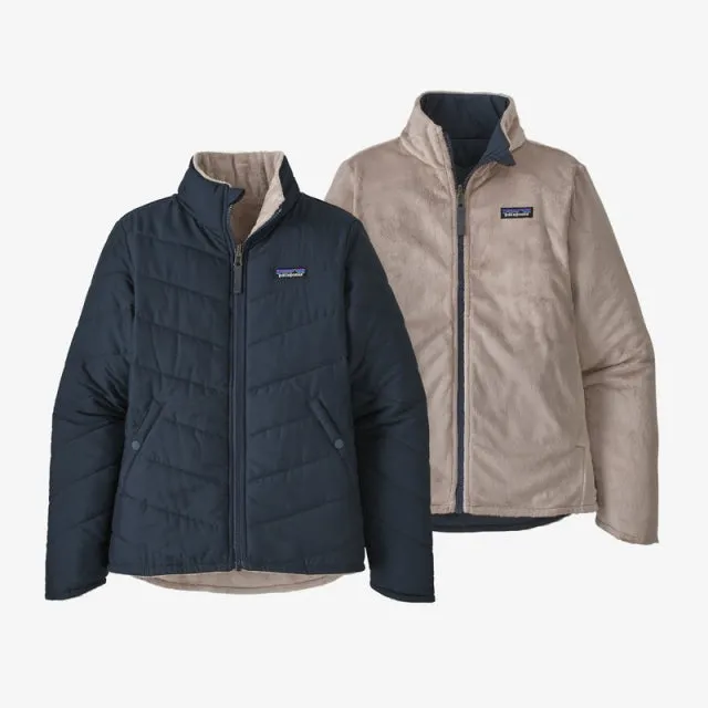 Girls' Reversible Snow Flower Jacket