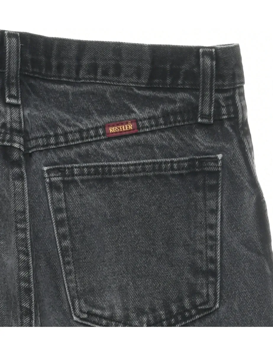 Grey Straight Fit Jeans - W30 L32