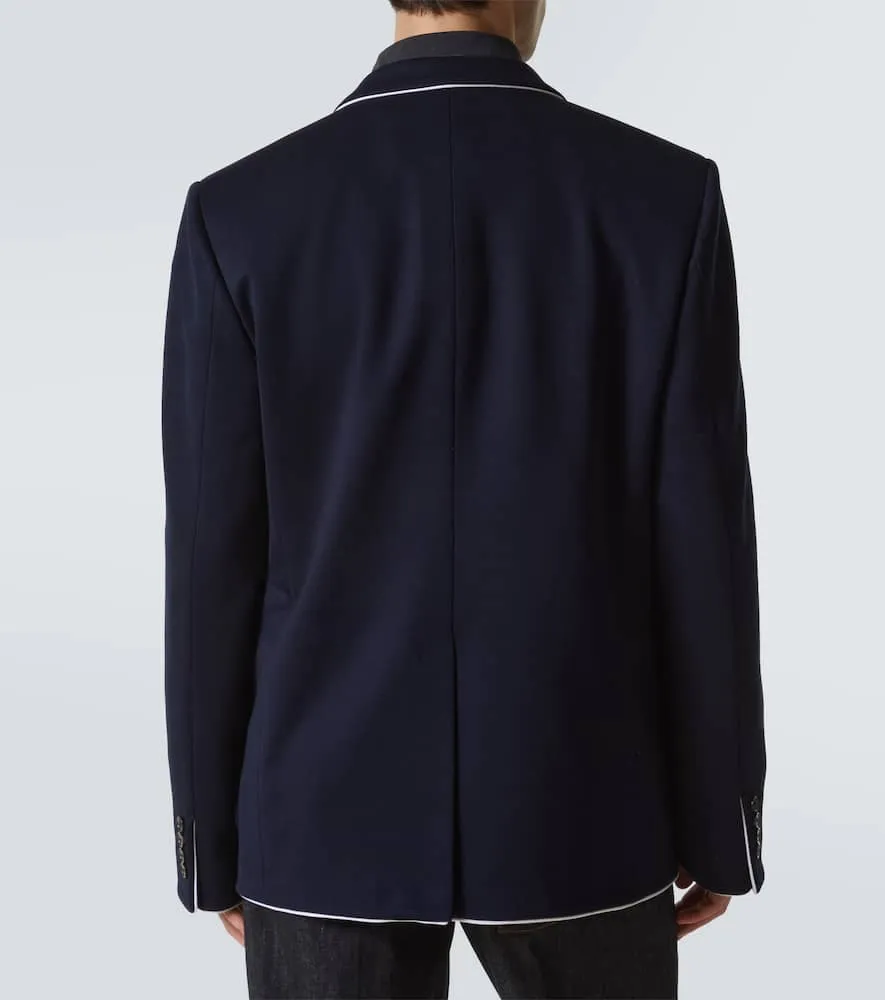 Gucci Double G cotton jersey blazer
