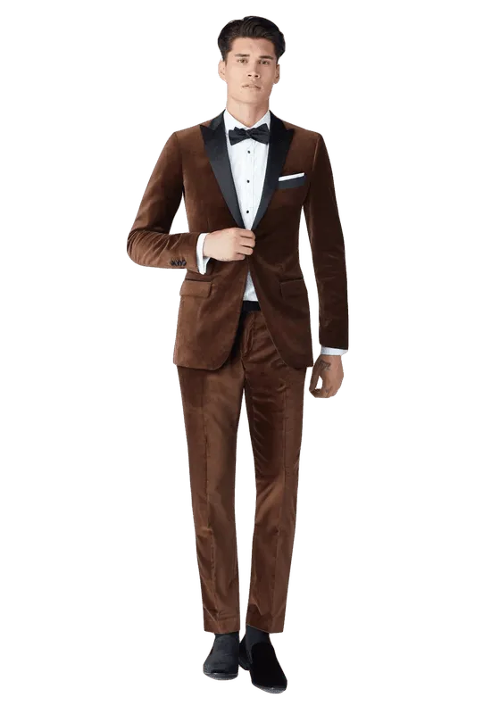 Harford Velvet Brown Tuxedo
