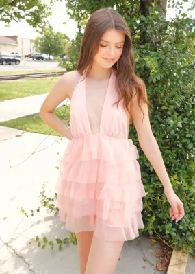 Heads Turning Mini Dress - Mauve