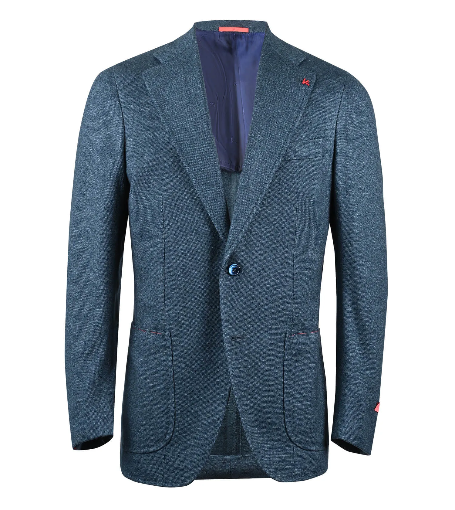 ISAIA Cashmere/Silk Piquet Jersey Blazer