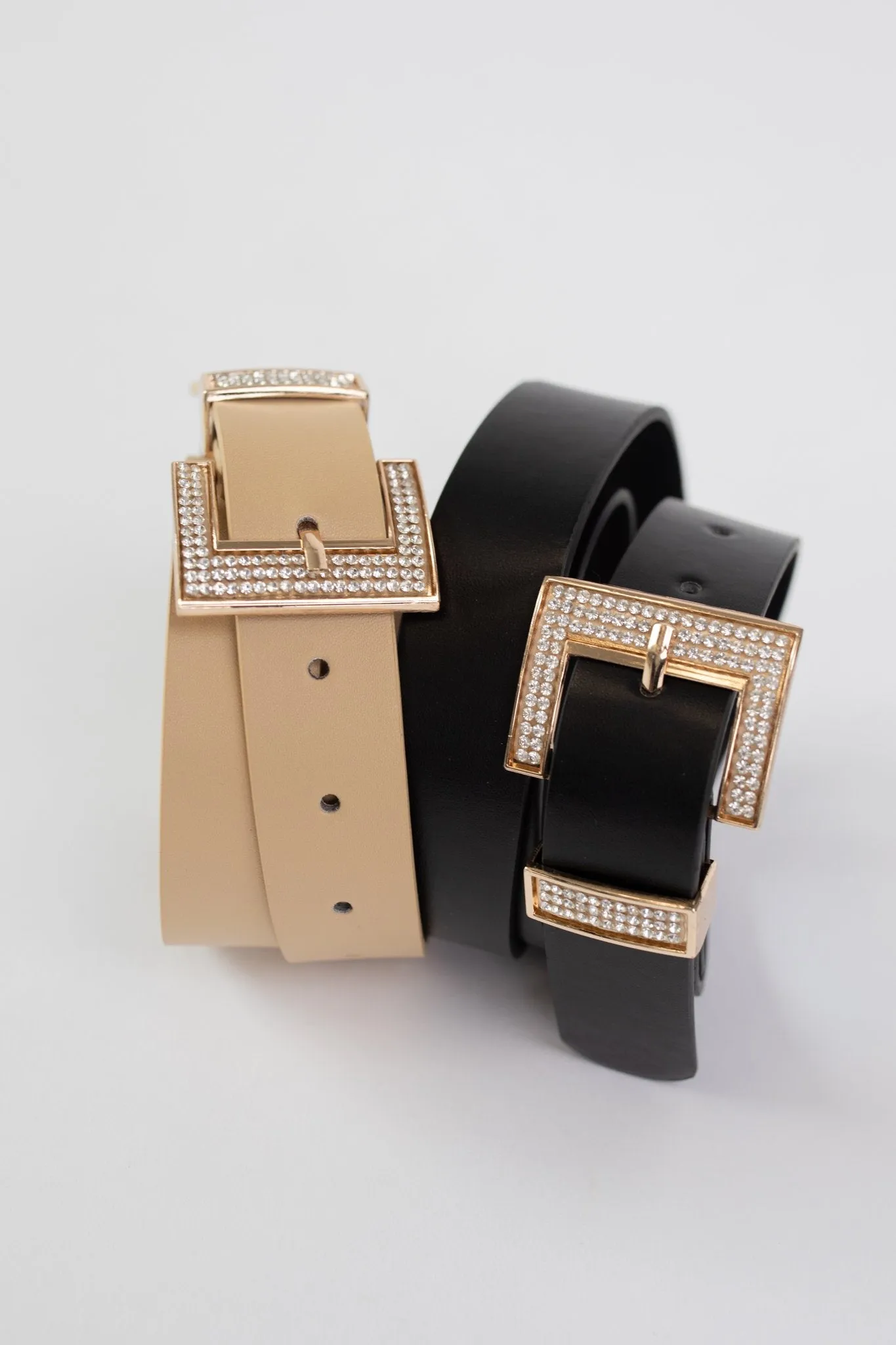 Just A Little Bling Belt In Natural
