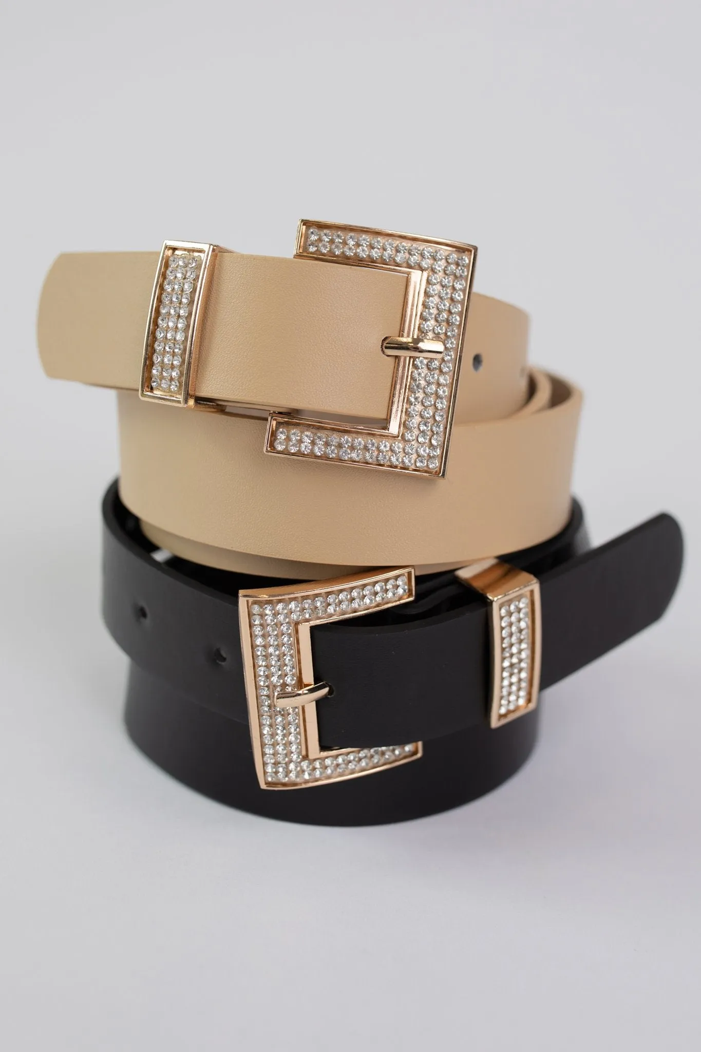 Just A Little Bling Belt In Natural