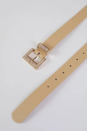 Just A Little Bling Belt In Natural