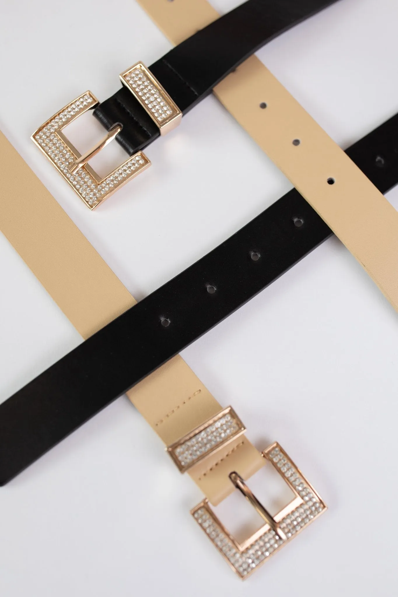 Just A Little Bling Belt In Natural