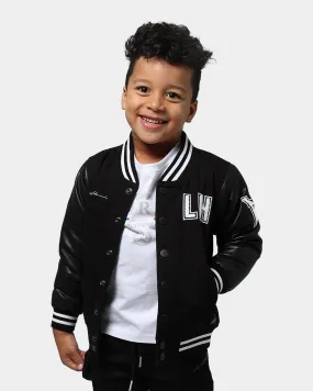 Kid's Lil Hommé MVP Varsity Jacket Black