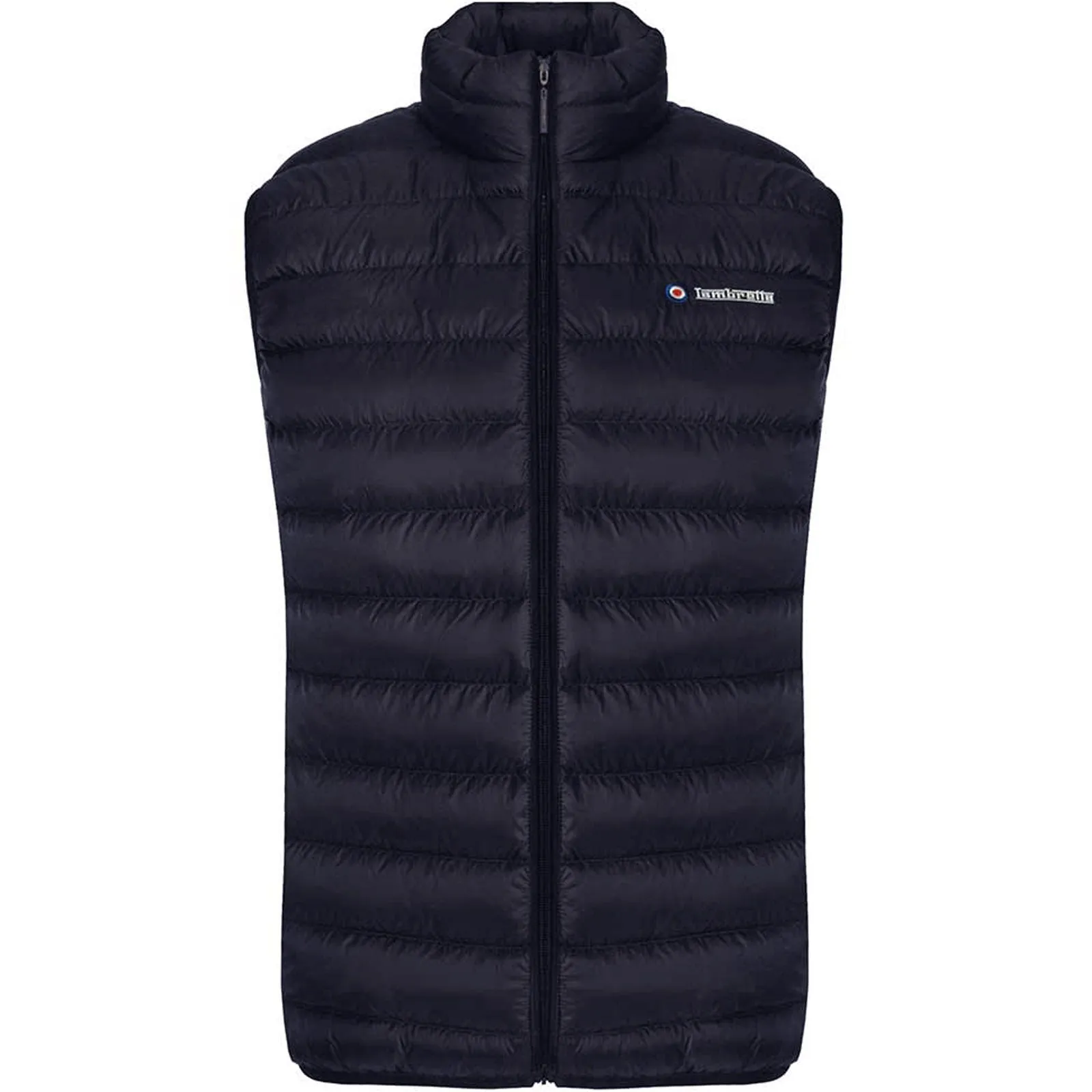 Lambretta Mens Padded Softshell Bodywarmer - Navy