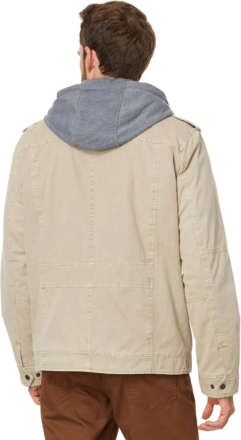 Levi's Men's Cotton Hooded Military Jacket All sizes available