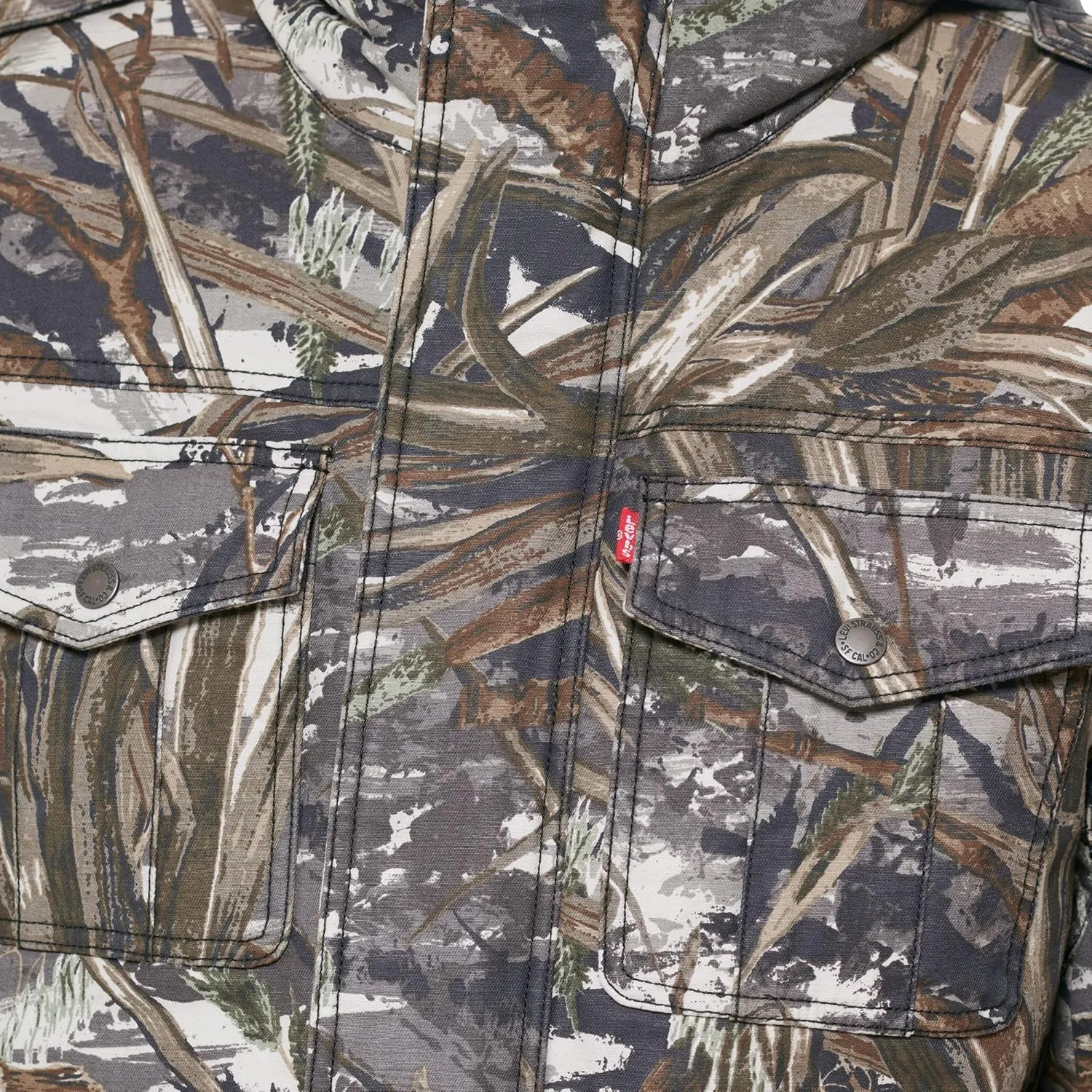 Levi's Men's Cotton Hooded Military Jacket All sizes available