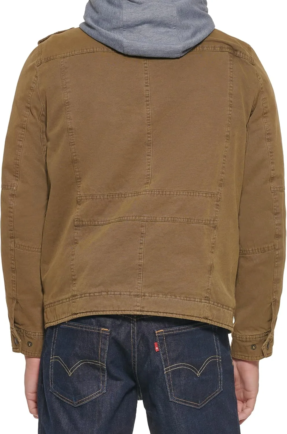 Levi's Men's Cotton Hooded Military Jacket All sizes available