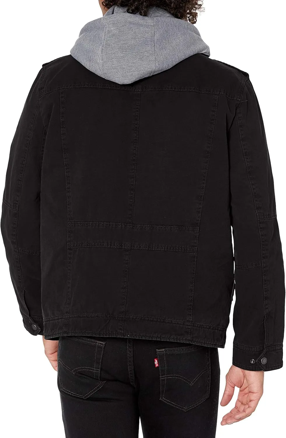 Levi's Men's Cotton Hooded Military Jacket All sizes available