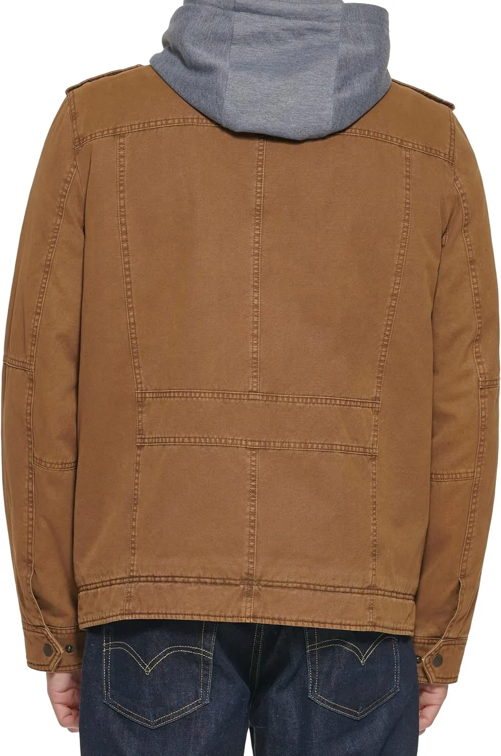 Levi's Men's Cotton Hooded Military Jacket All sizes available
