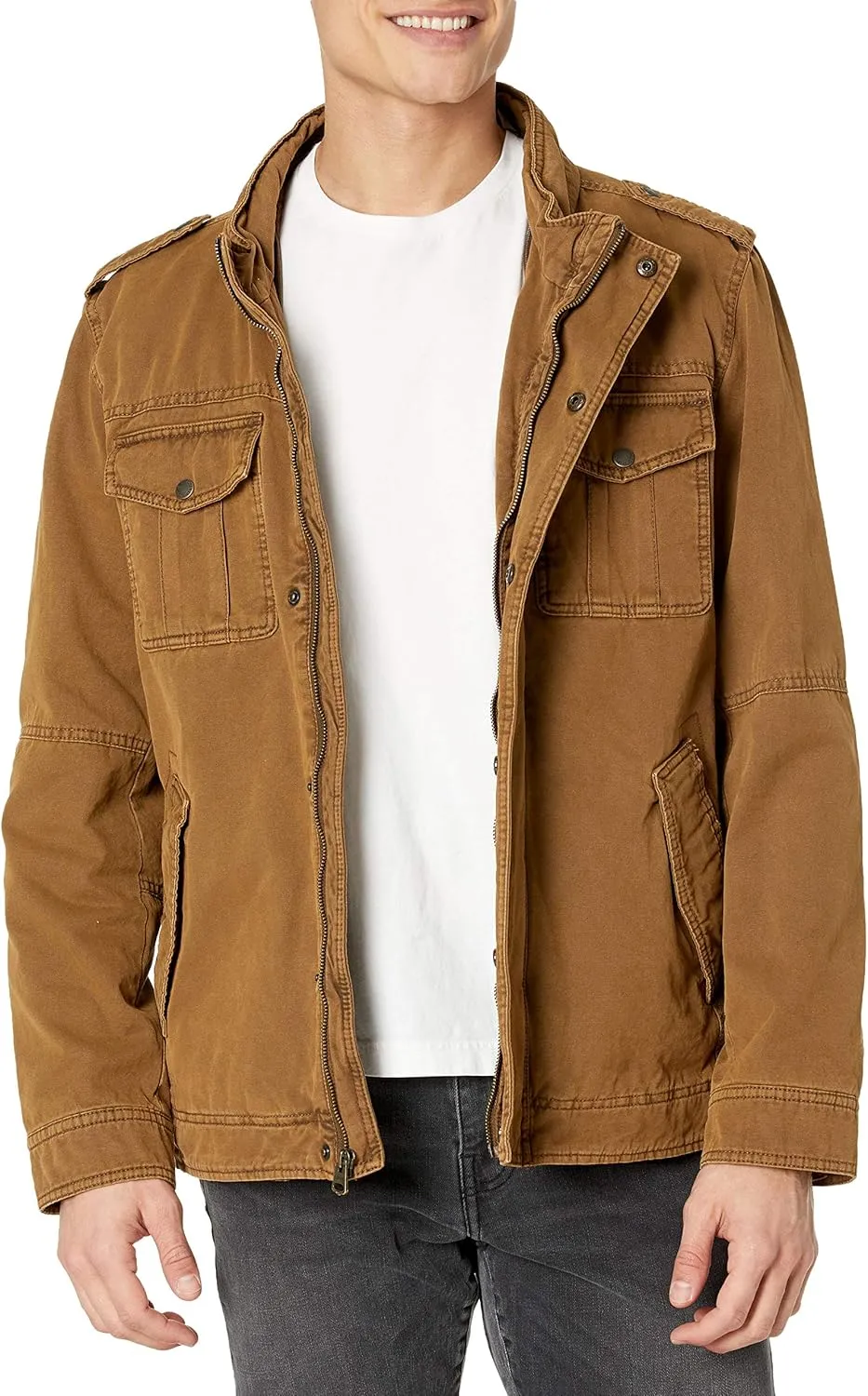 Levi's Men's Cotton Hooded Military Jacket All sizes available