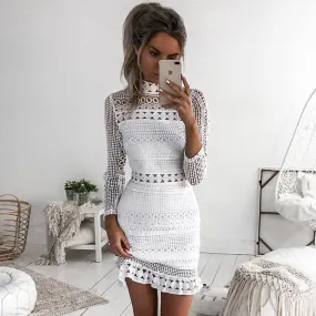 Long sleeve Cut out Dress
