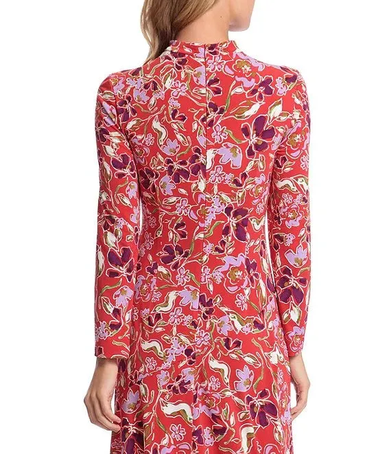 L/S Midi Shark Bite Dress