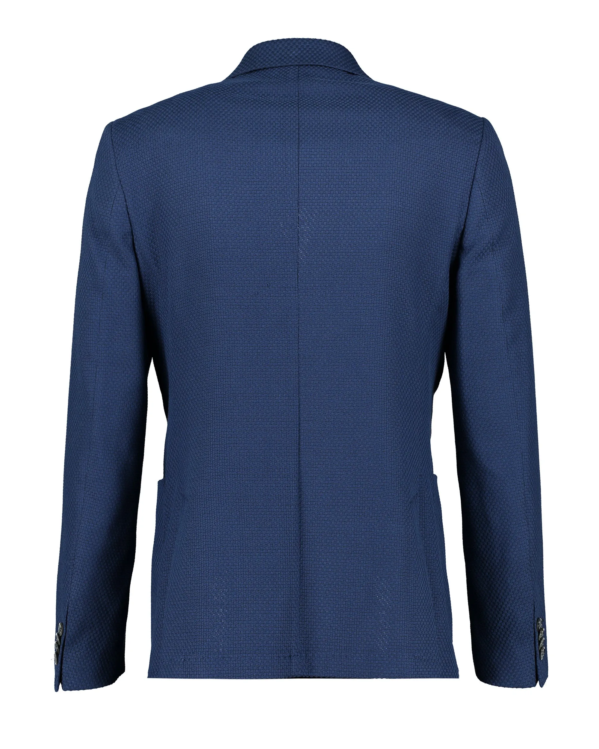 Malone Blue Double Breasted Jacket