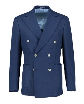 Malone Blue Double Breasted Jacket