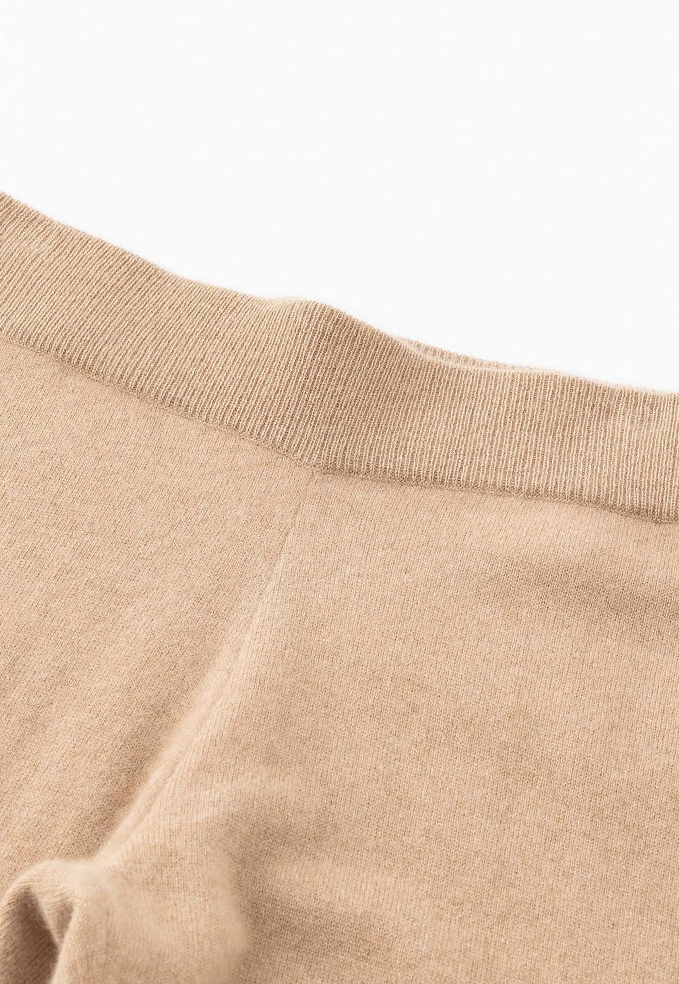 N.46 Cashmere Classic Track Pant - Tan