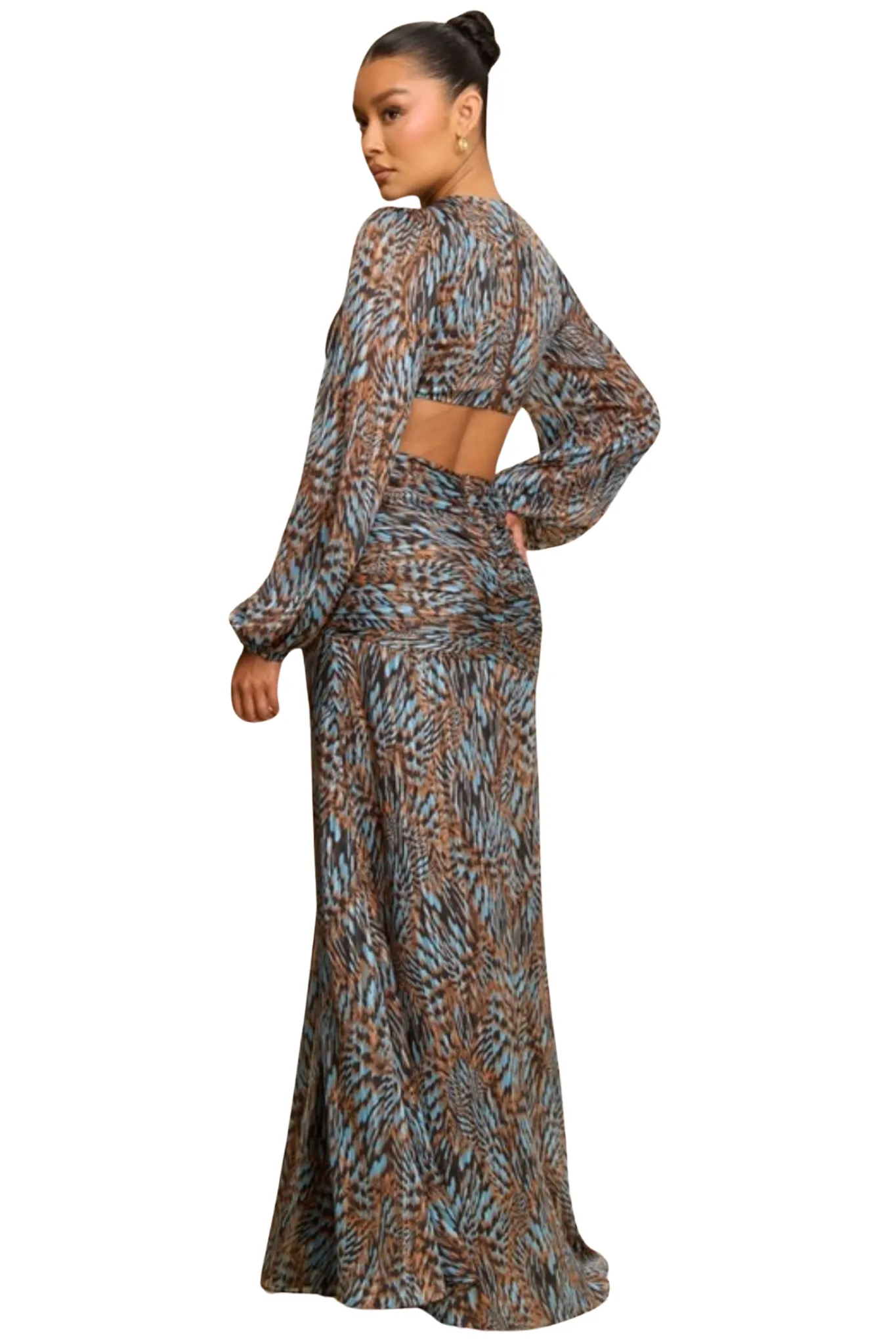 Naely Chiffon Maxi Dress