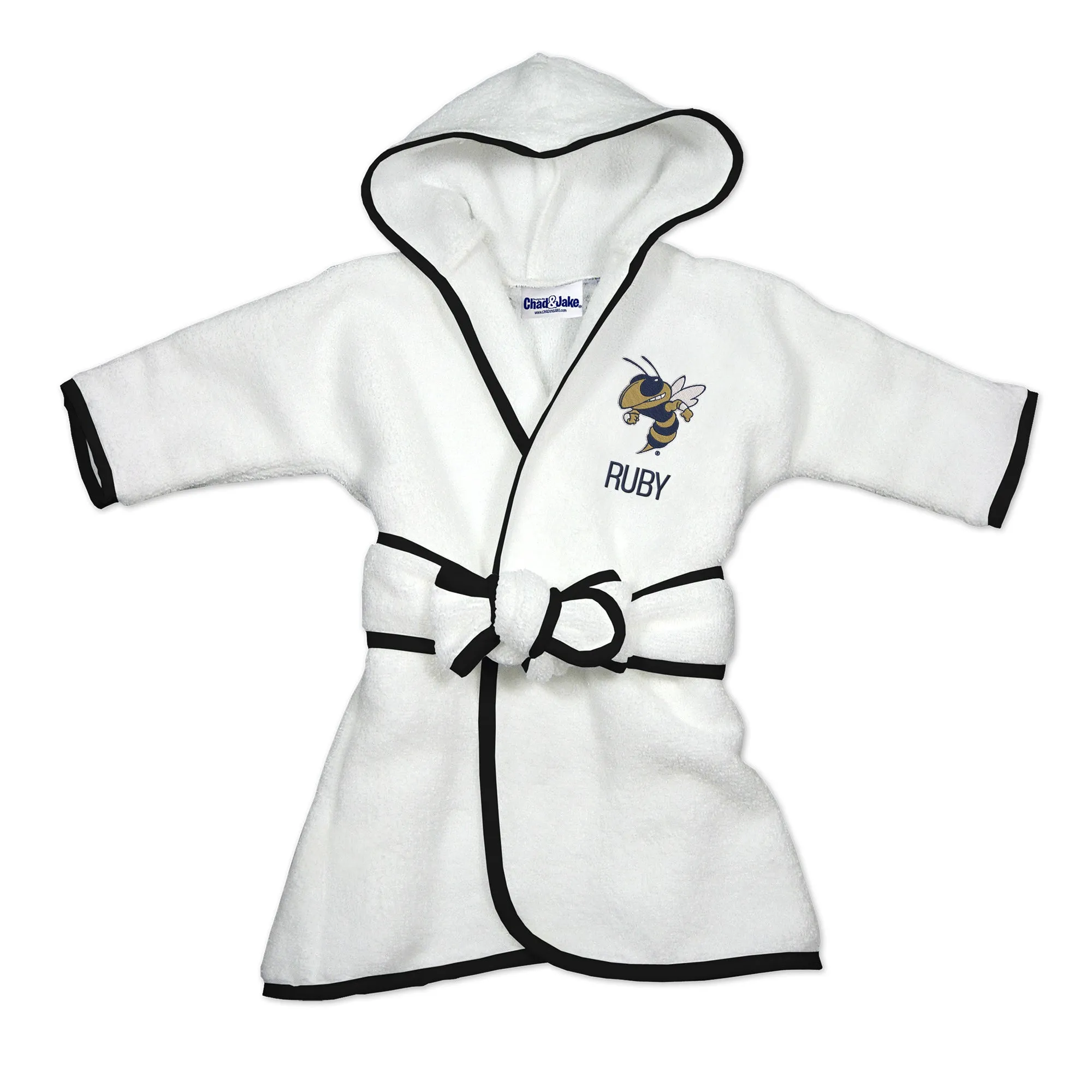 Personalized Georgia Tech Yellow Jackets Buzz Robe