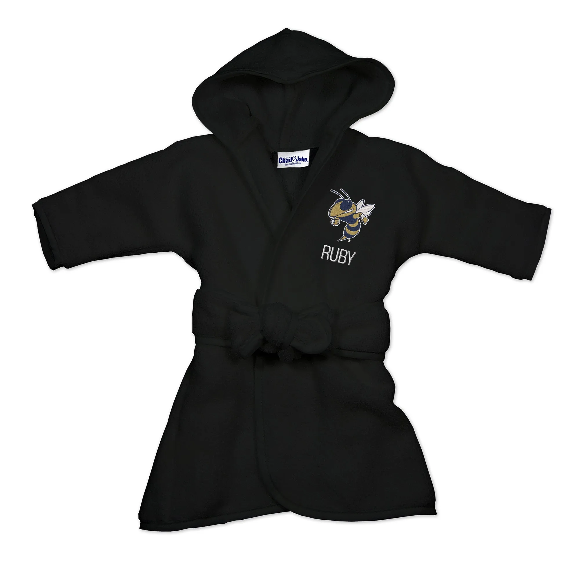 Personalized Georgia Tech Yellow Jackets Buzz Robe