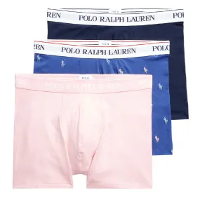 Polo Ralph Lauren Classic Trunk 3-Pack Blue / Pink / Pony