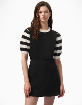 Puff Sleeve Knit Top