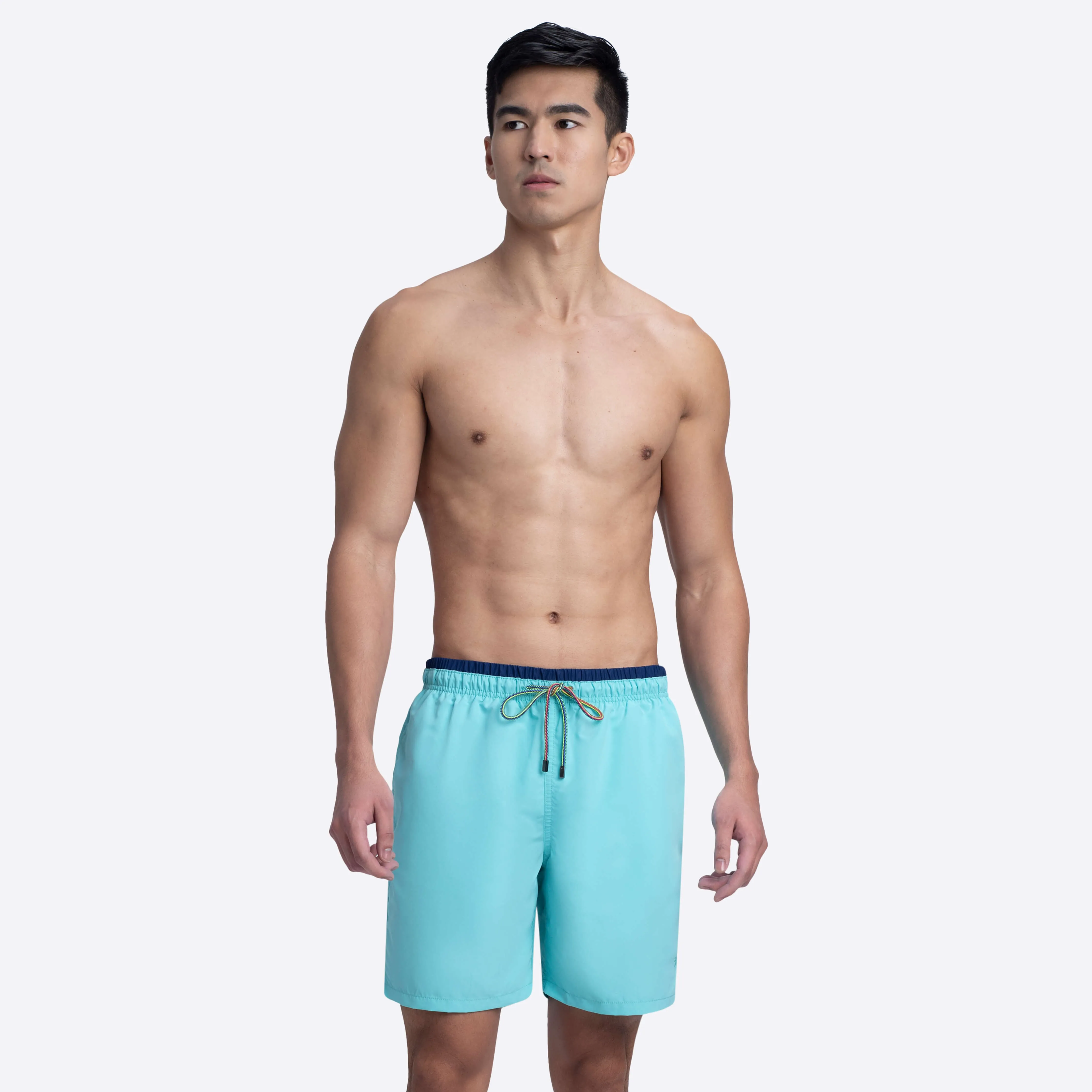 QUINN Solid Swim Trunks