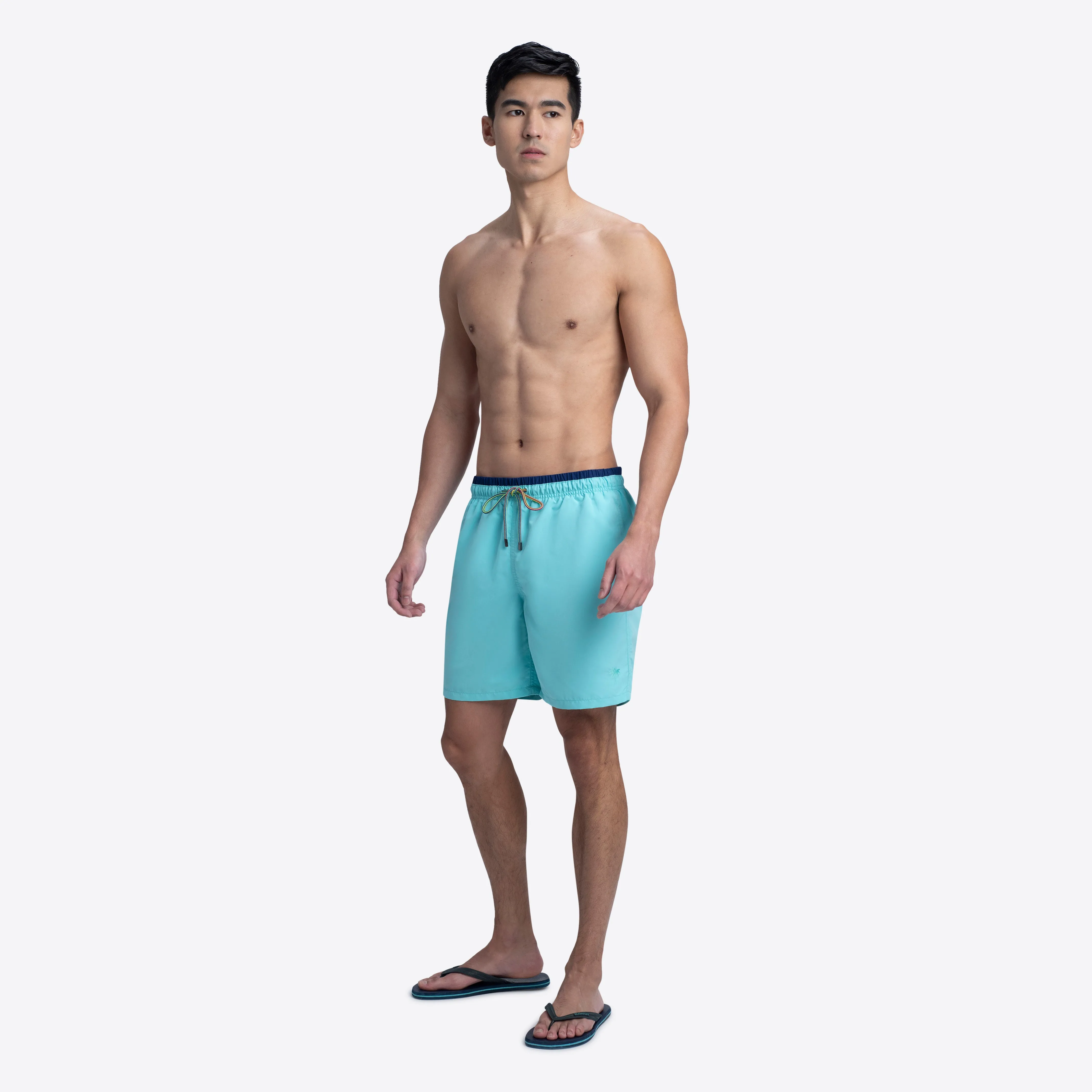 QUINN Solid Swim Trunks