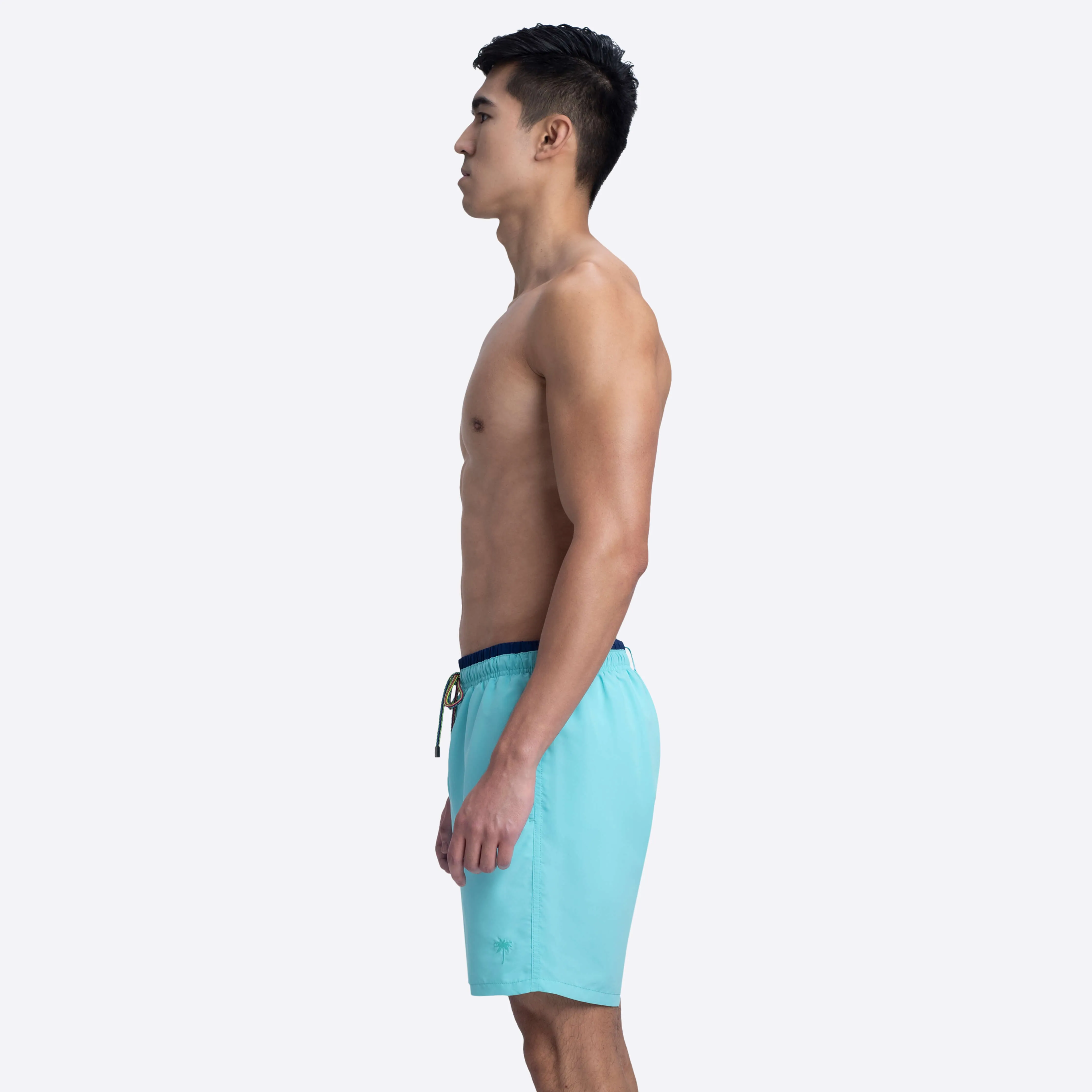 QUINN Solid Swim Trunks