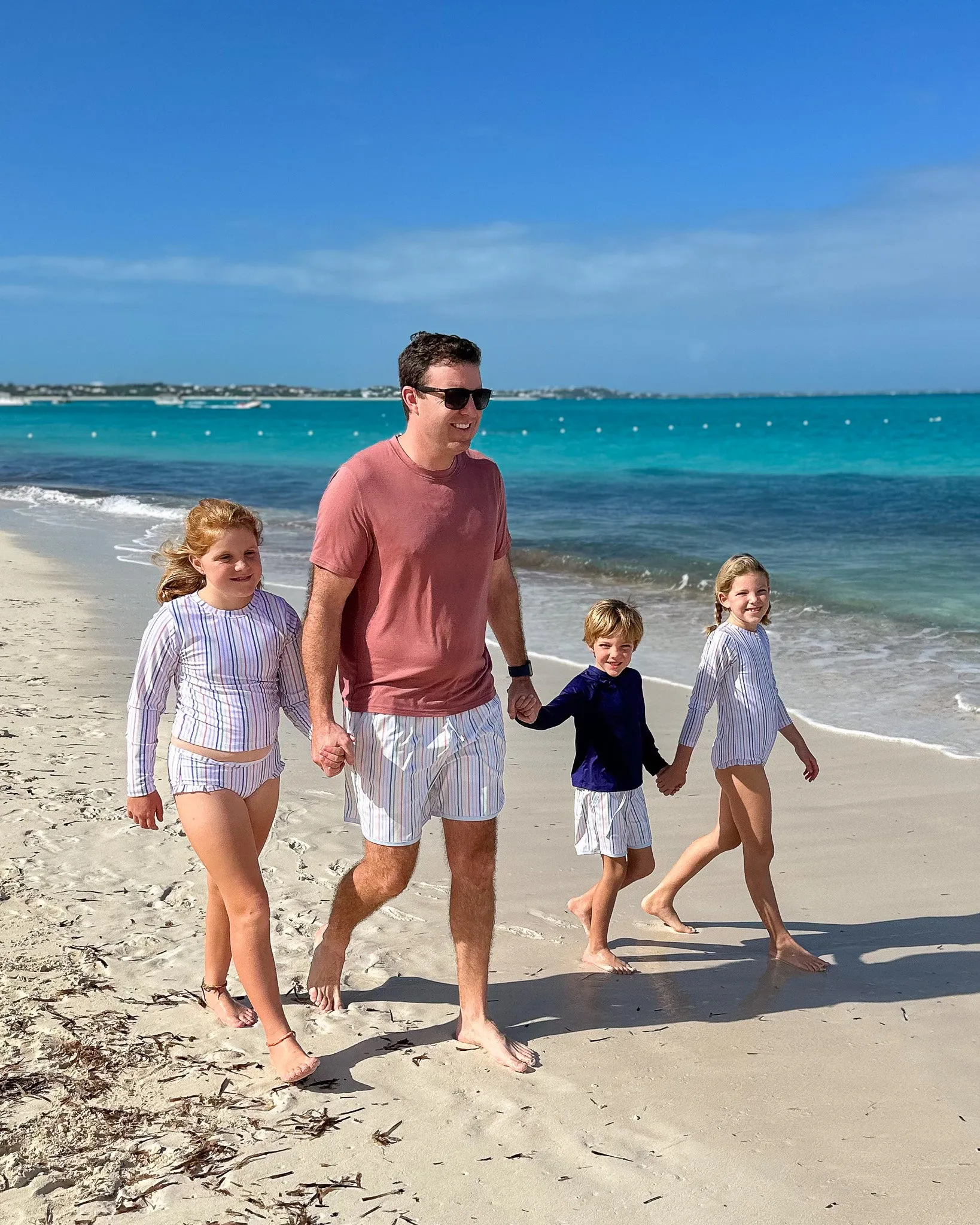 Rainbow Row Swim Trunks for Men-FINAL SALE