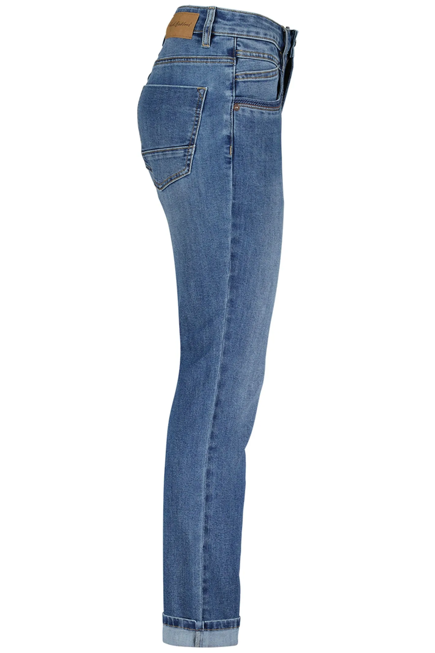 Red Button SRB4304 Sissy Stone Used Metal Beads Jeans