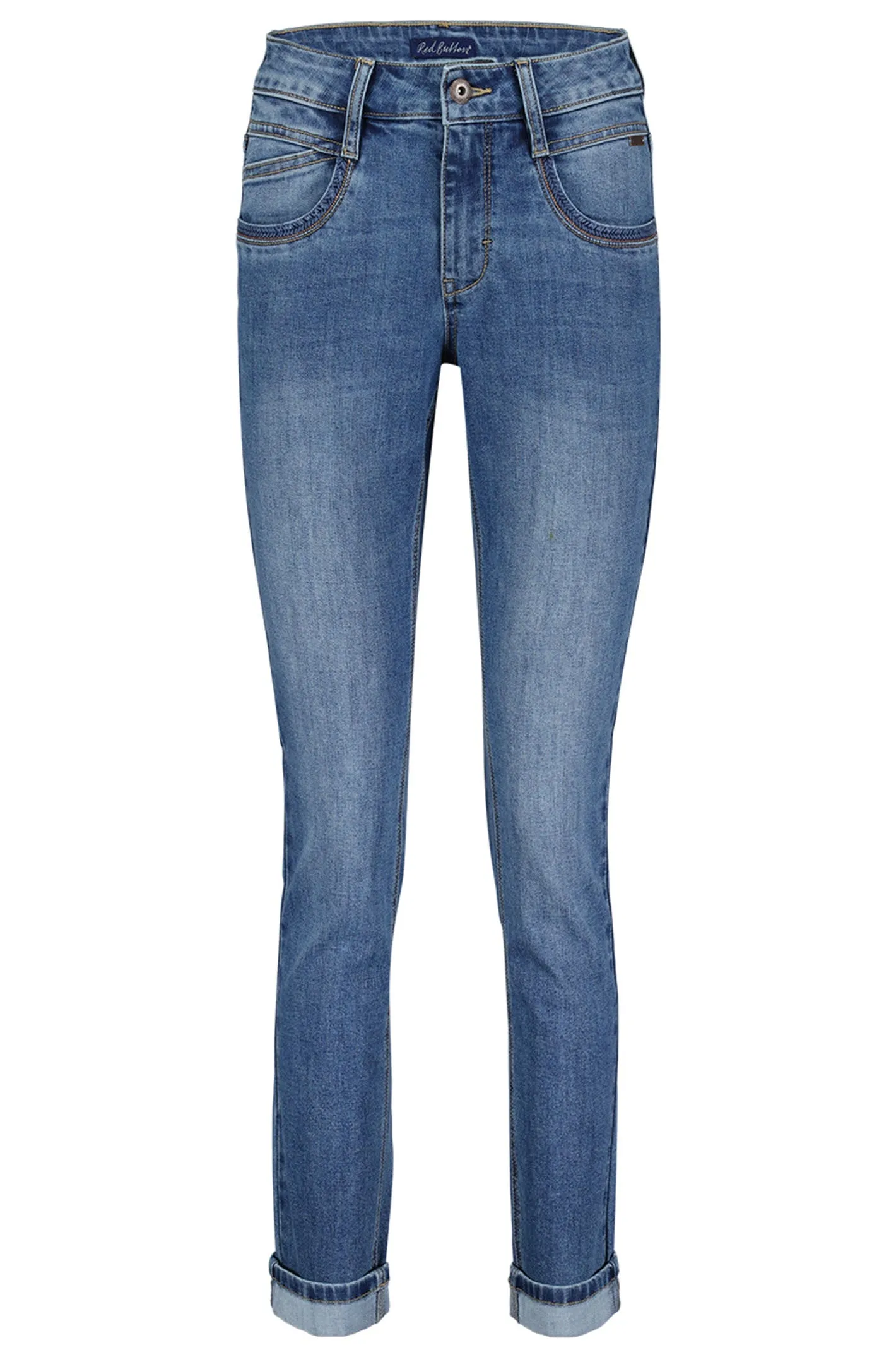 Red Button SRB4304 Sissy Stone Used Metal Beads Jeans