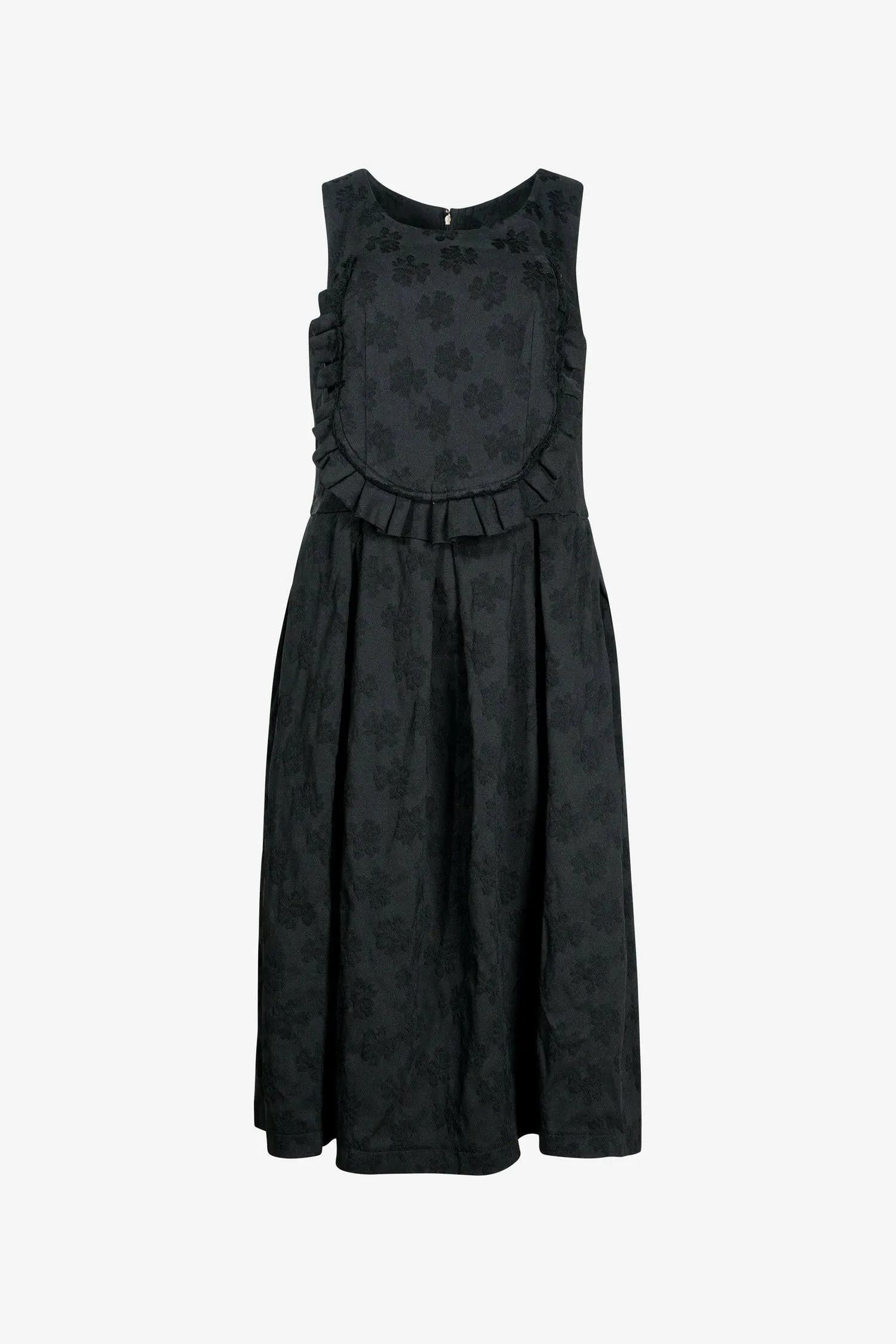 Ruffled Cut-Out Dress