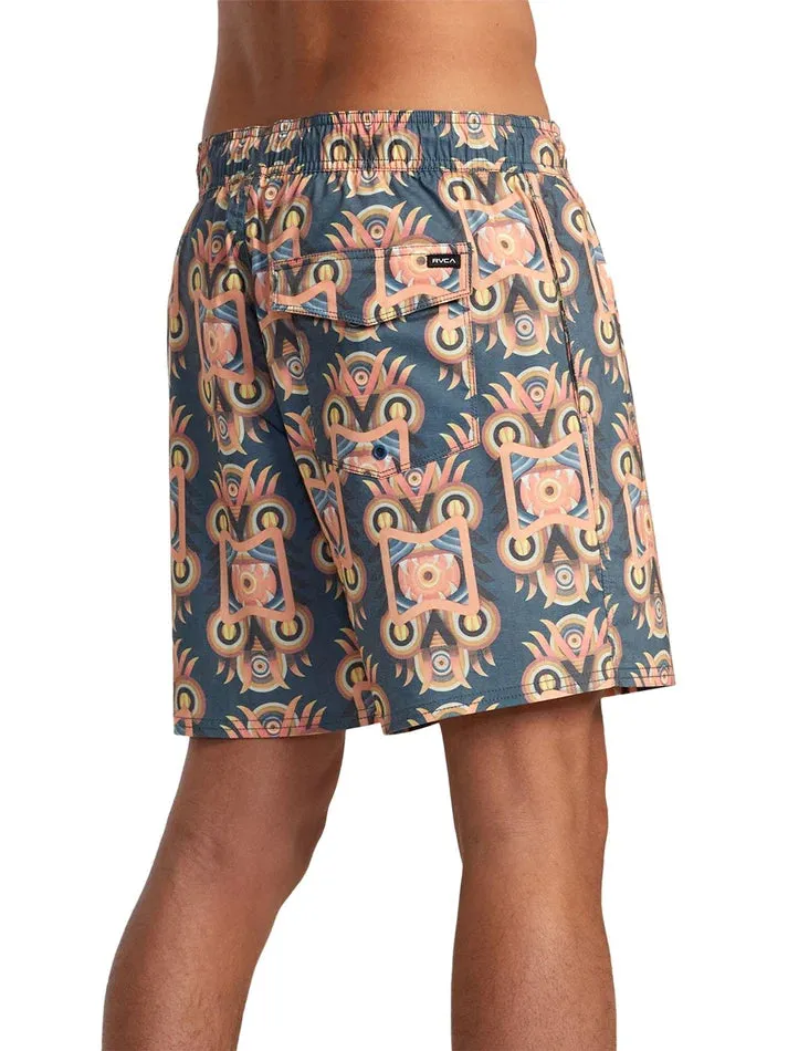 RVCA Mens Redondo Elastic Swim Trunks