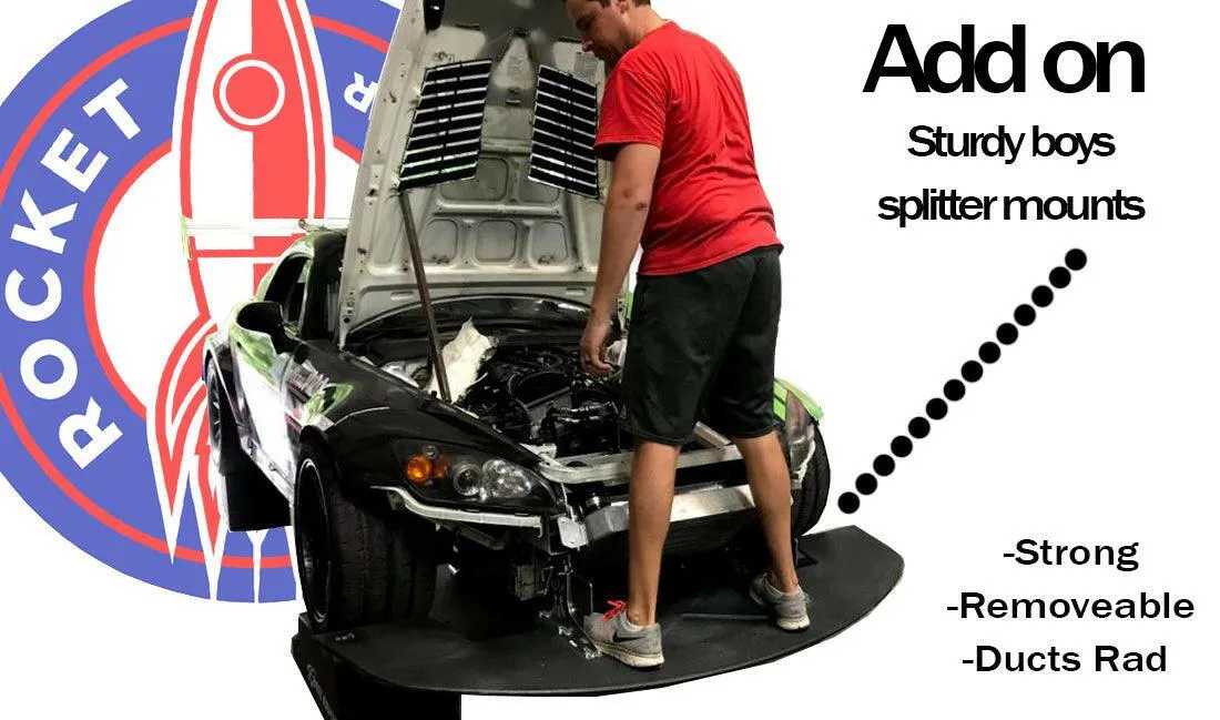 S2000 Rocket Nose Splitter for Voltex bumbers  ’99-09
