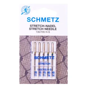 Schmetz Stretch Needles 5-Pack - Sizes 75-90