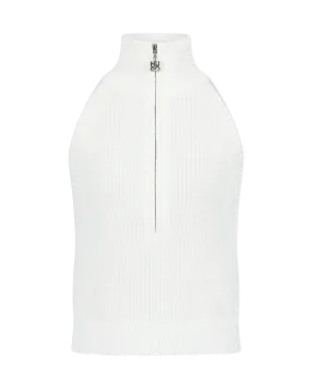 Selso Half-Zip Sleeveless Knit Top