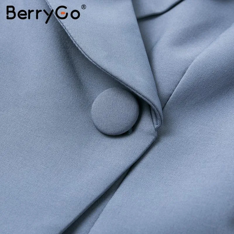 Sexy One Shoulder Women Blazers And Jackets Asymmetrical Work Winter Pure Blazers Female Office Ladies Blazer Coat