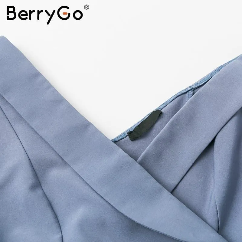 Sexy One Shoulder Women Blazers And Jackets Asymmetrical Work Winter Pure Blazers Female Office Ladies Blazer Coat