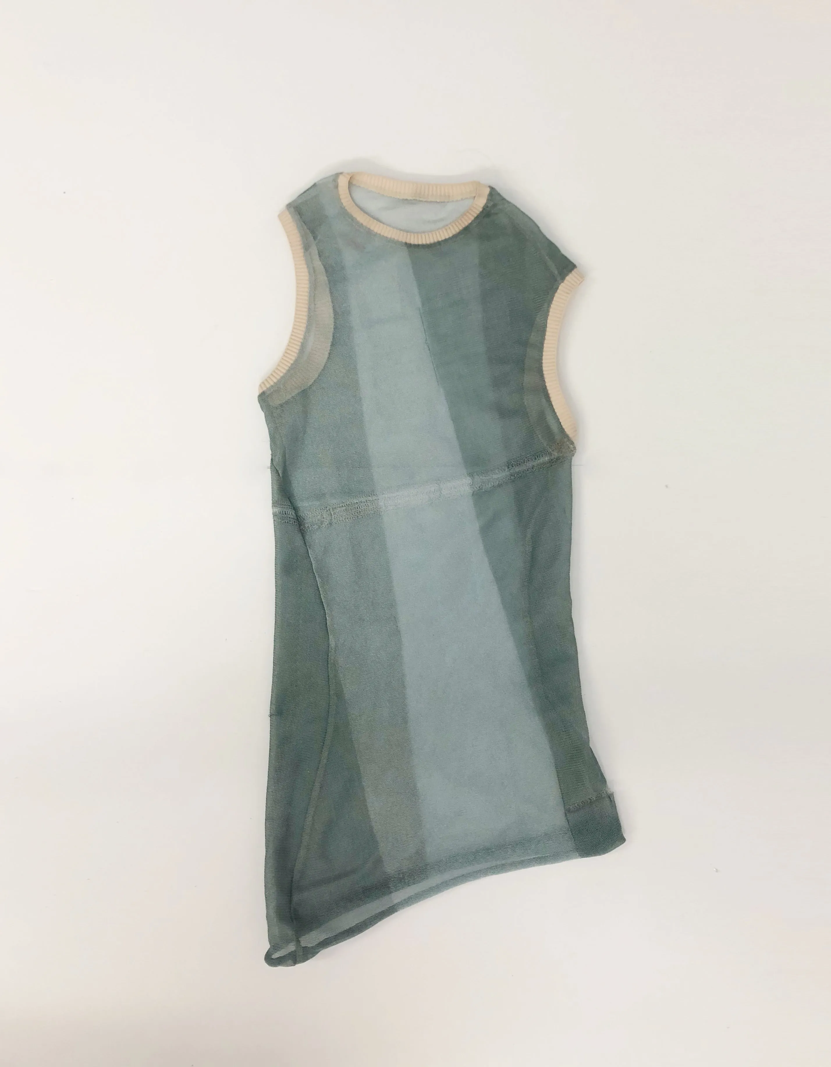 Sheer Graphic Vest