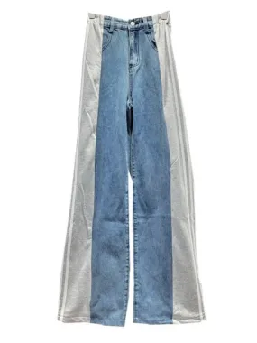 Silver straight jeans